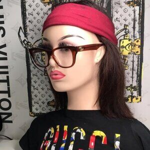 New Authentic Gucci Tortoise Shell Women's Glasses GG0992o 003